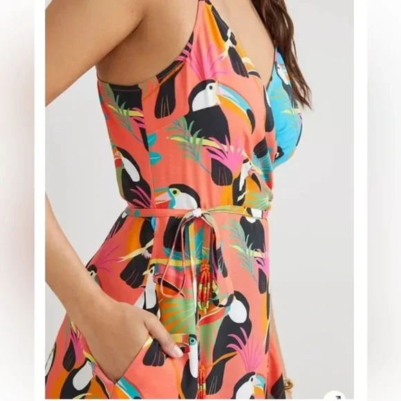 Farm Rio wrap dress | M - Picture 2 of 8